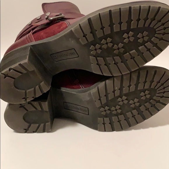 Naturalizer | Ringer Leather Buckle Boots 9.5Narrow - Picture 11 of 13